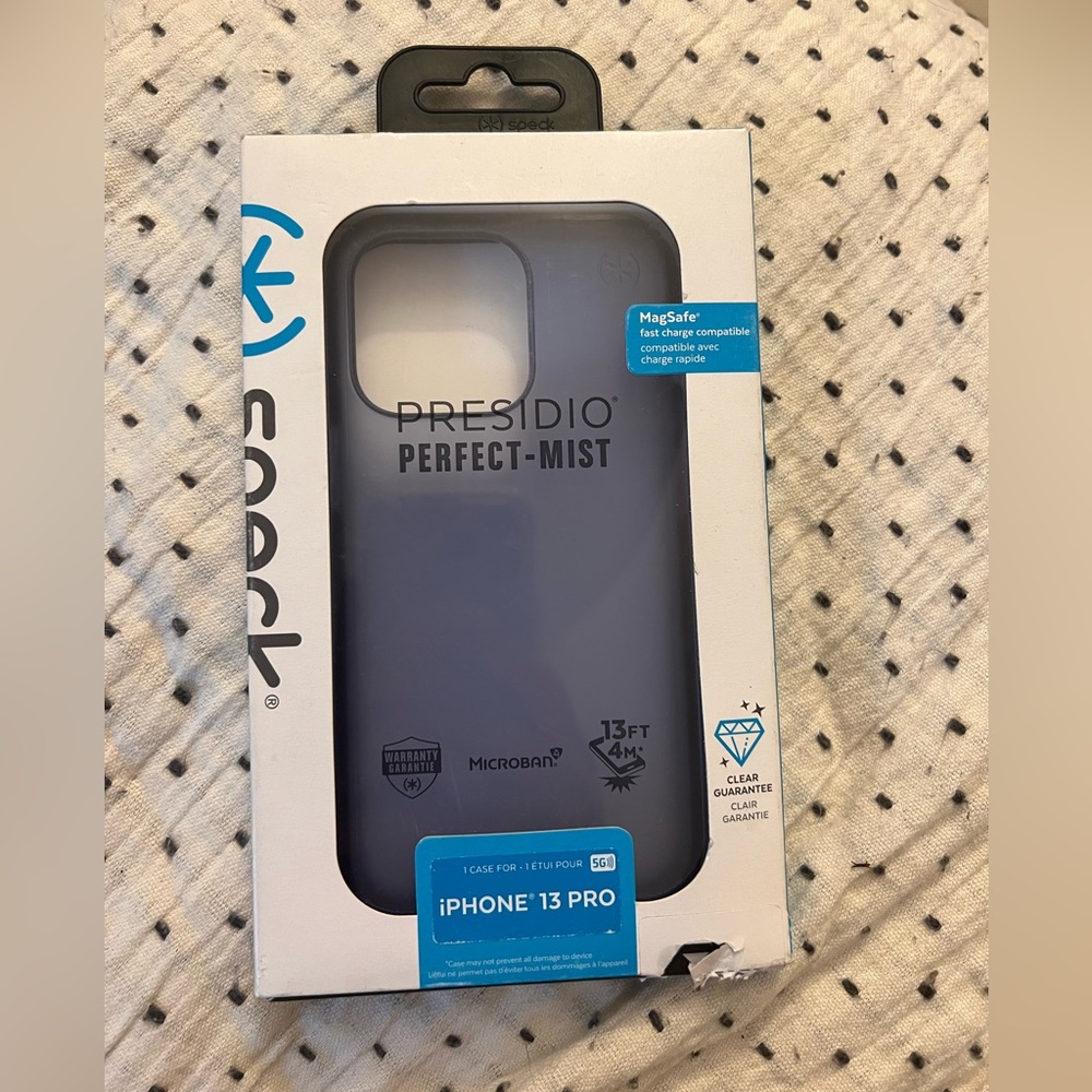 Speck Presidio Perfect Mist Coastal Blue iPhone 13 Pro Case